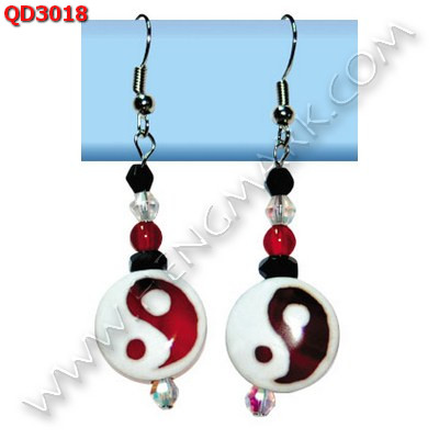 QD3018 ต่างหูหินทิเบต ราคา 259 บาท http://ww2.hengmark.com/view_product/QD3018.htm