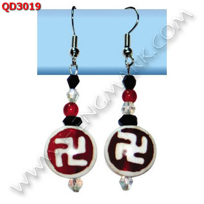 QD3019 ต่างหูหินทิเบต ราคา 259 บาท http://ww2.hengmark.com/view_product/QD3019.htm