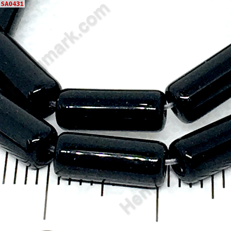 SA0431 หินอะเกตดำ แบบหลอด ราคา 10 บาท http://ww2.hengmark.com/view_product/SA0431.htm