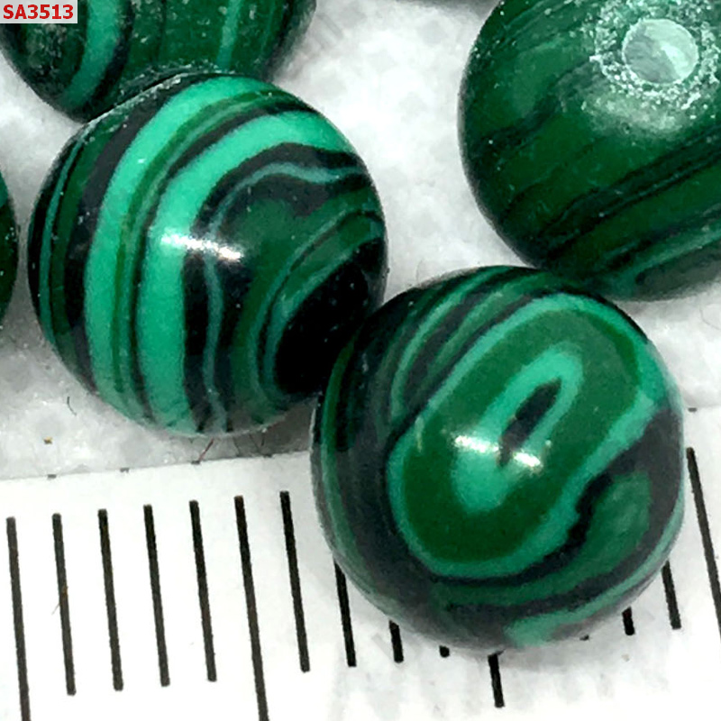 SA3513 มาลาไค้ท์(Malachite) เม็ดละ ราคา 10 บาท http://ww2.hengmark.com/view_product/SA3513.htm