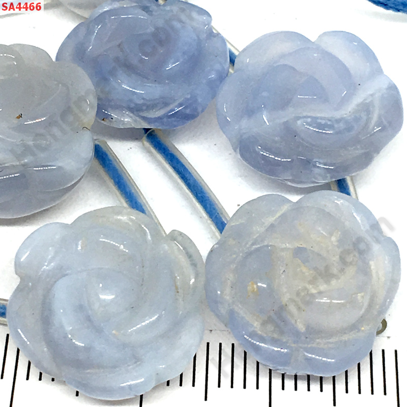 SA4466 หินบลูอะเกต รูปดอกโบตั๋น ราคา 20 บาท http://ww2.hengmark.com/view_product/SA4466.htm