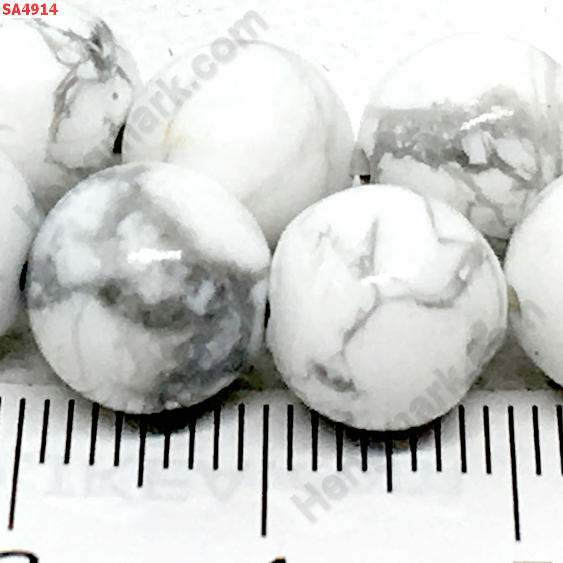 SA4914 หินฮาวไลท์ 10 มม. เม็ดละ ราคา 15 บาท http://ww2.hengmark.com/view_product/SA4914.htm