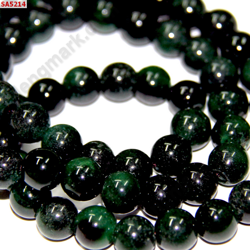 SA5214 หยกสีเขียวเข้ม ราคา 15 บาท http://ww2.hengmark.com/view_product/SA5214.htm