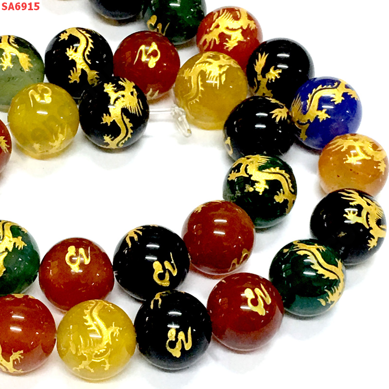 SA6915 หินอะเกต 7 สีลายมังกรทอง ราคาเป็นเม็ด ราคา 40 บาท http://ww2.hengmark.com/view_product/SA6915.htm