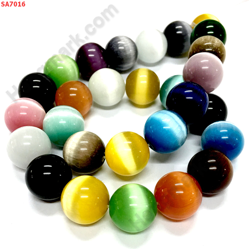 SA7016 หินลูกแก้วตาเมวคละสี ราคาต่อเม็ด ราคา 35 บาท http://ww2.hengmark.com/view_product/SA7016.htm