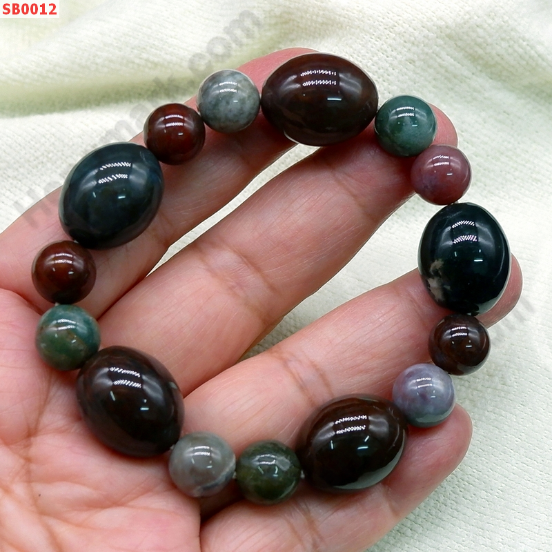 SB0012 สร้อยข้อมือโอเชี่ยนแจ๊สเปอร์ ราคา 350 บาท http://ww2.hengmark.com/view_product/SB0012.htm