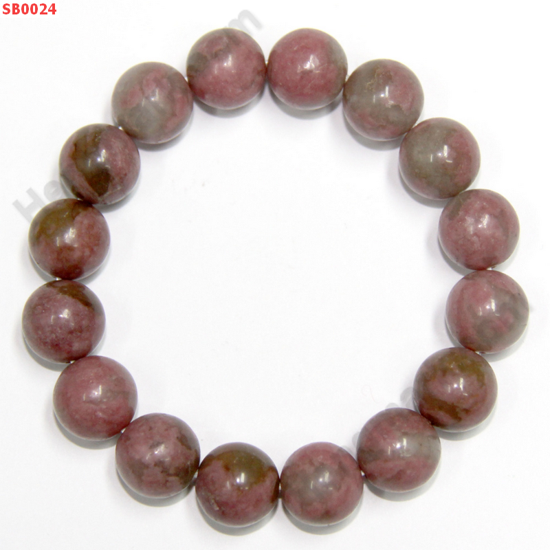 SB0024 สร้อยข้อมือโรโดไนท์ ราคา 420 บาท http://ww2.hengmark.com/view_product/SB0024.htm