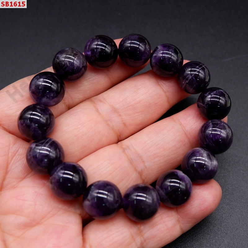 SB1615 สร้อยข้อมือ อเมทิสต์(Amethyst)ขนาด 12 มม. ราคา 470 บาท http://ww2.hengmark.com/view_product/SB1615.htm