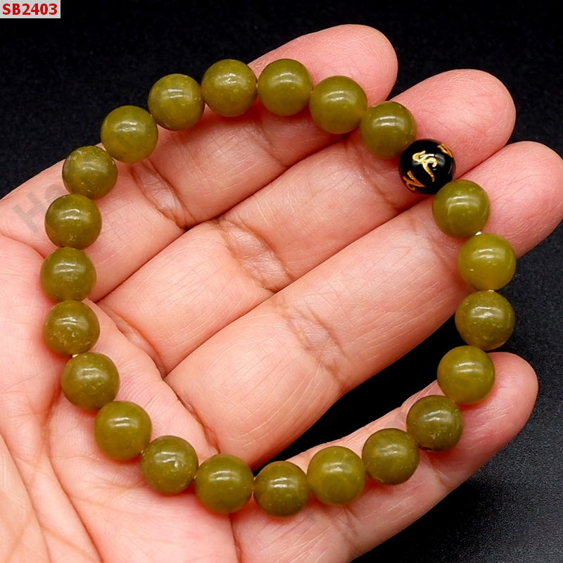 SB2403 สร้อยข้อมือหินพรีไน้ท์+คาถาทิเบต ราคา 249 บาท http://ww2.hengmark.com/view_product/SB2403.htm