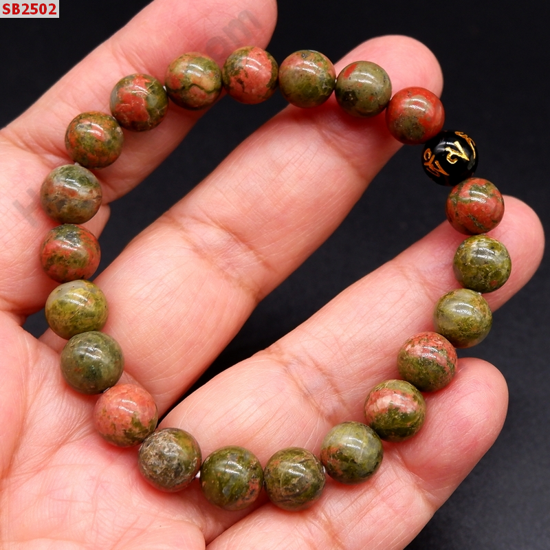 SB2502 สร้อยช้อมือหินยูนาไค้ท์+คาถาทิเบต ราคา 239 บาท http://ww2.hengmark.com/view_product/SB2502.htm