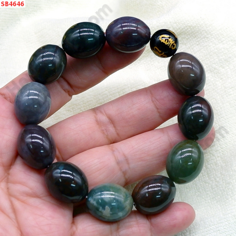 SB4646 สร้อยข้อมือหินแจ๊สเปอร์ ราคา 389 บาท http://ww2.hengmark.com/view_product/SB4646.htm