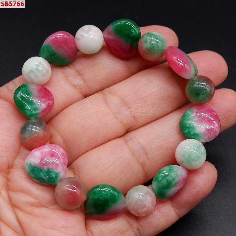 SB5766 สร้อยข้อมือหิน 3 สี ฮกลกซิ่ว ราคา 299 บาท http://ww2.hengmark.com/view_product/SB5766.htm