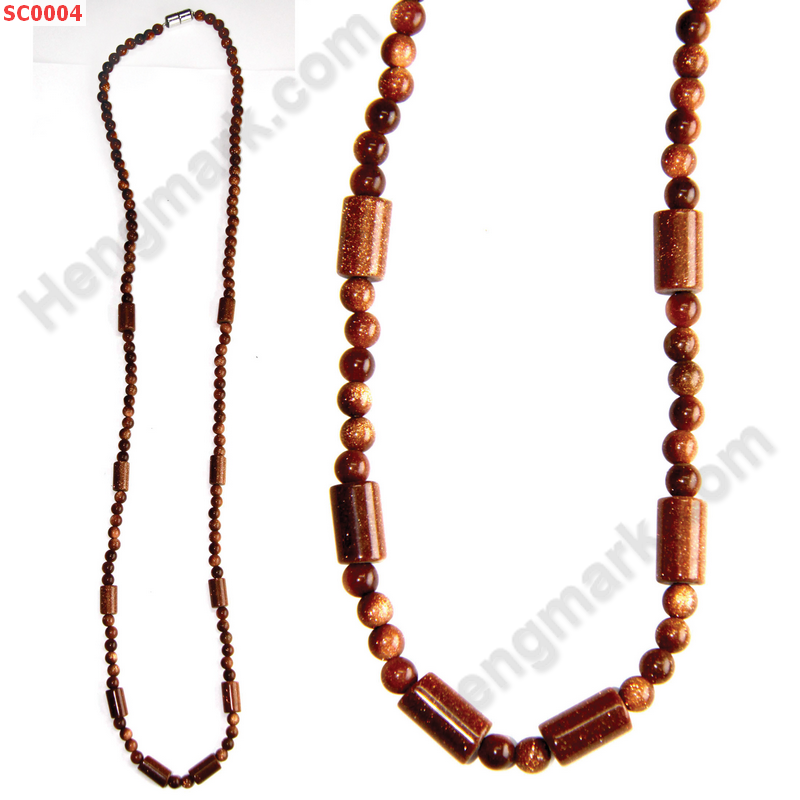 SC0004 สร้อยคอหินทรายทอง ราคา 299 บาท http://ww2.hengmark.com/view_product/SC0004.htm
