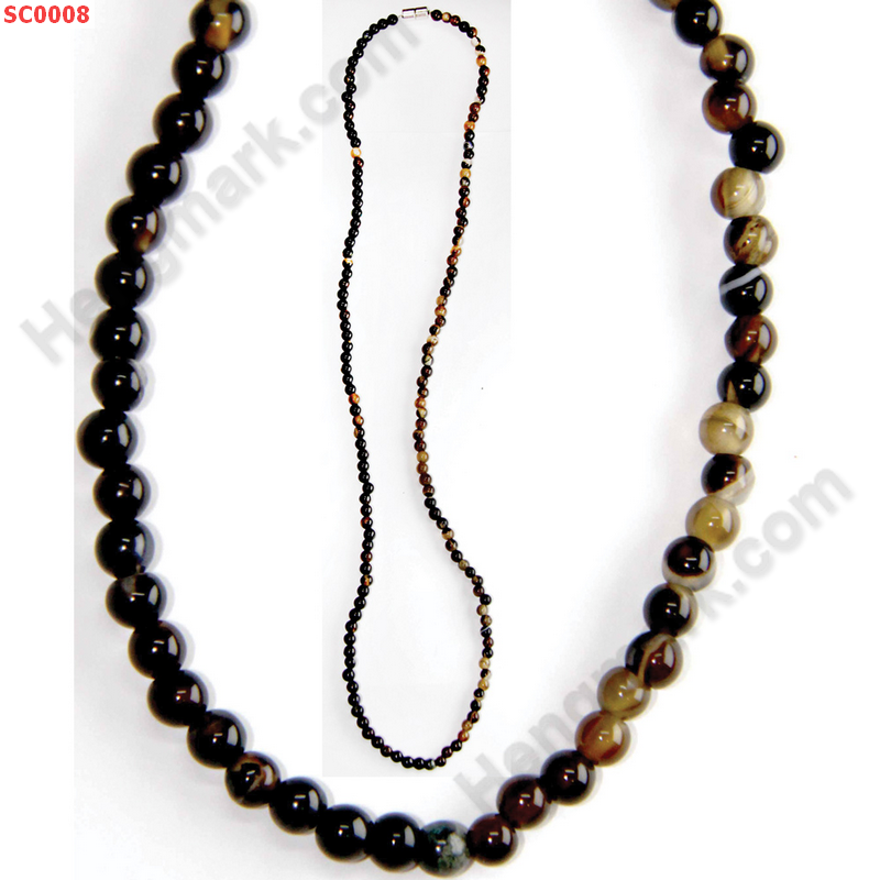 SC0008 สร้อยคอหินอะเก็ต ราคา 299 บาท http://ww2.hengmark.com/view_product/SC0008.htm