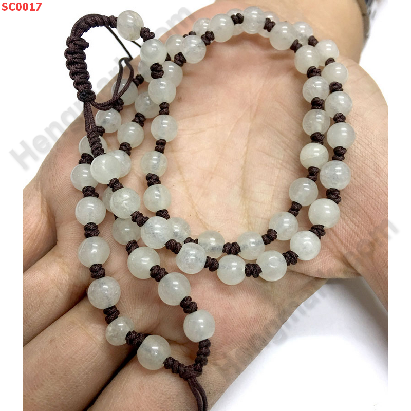 SC0017 สร้อยคอหินสีขาว ราคา 199 บาท http://ww2.hengmark.com/view_product/SC0017.htm