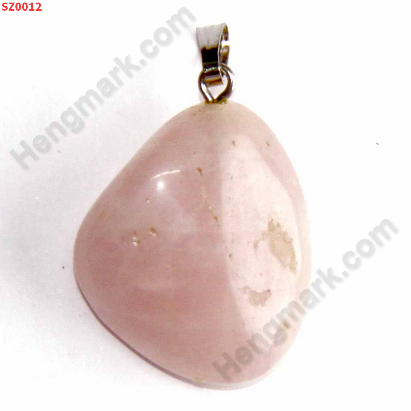 SZ0012 จี้หินธรรมชาติ โรสควอตซ์ ราคา 99 บาท http://ww2.hengmark.com/view_product/SZ0012.htm