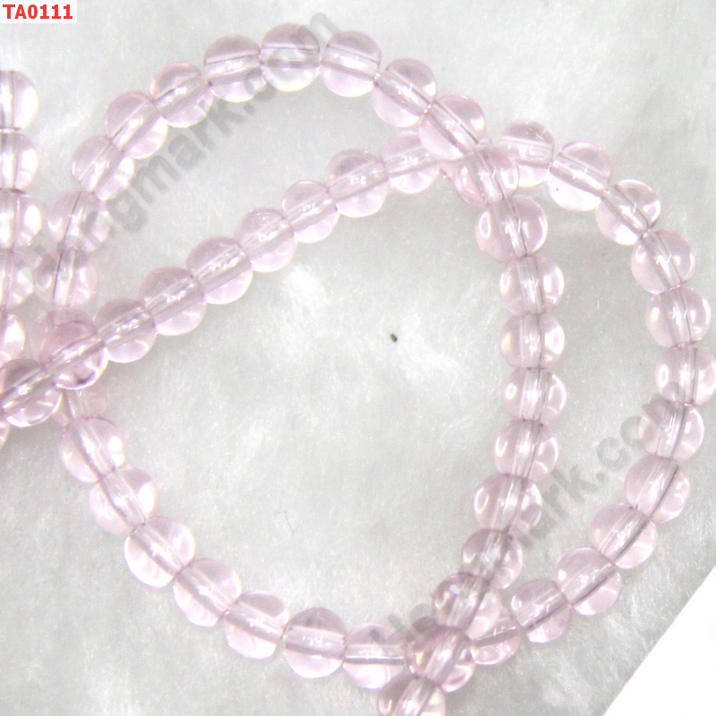 TA0111 ลูกปัดแก้วสีชมพู ราคา 1 บาท http://ww2.hengmark.com/view_product/TA0111.htm