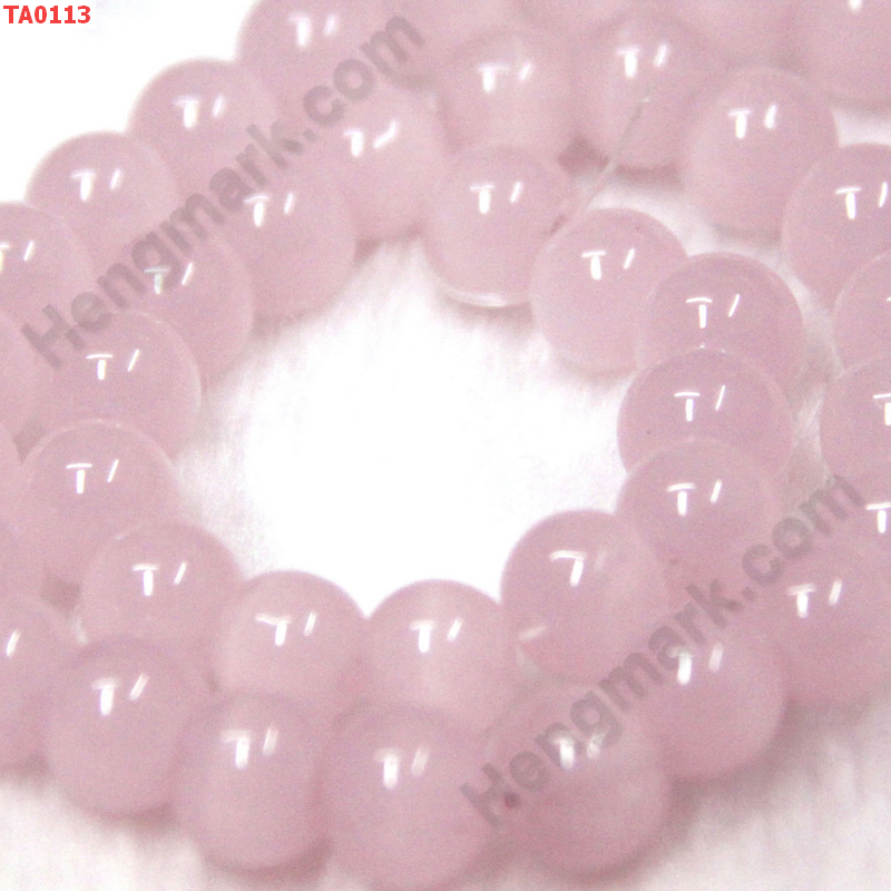 TA0113 ลูกปัดแก้วสีชมพู ราคา 5 บาท http://ww2.hengmark.com/view_product/TA0113.htm