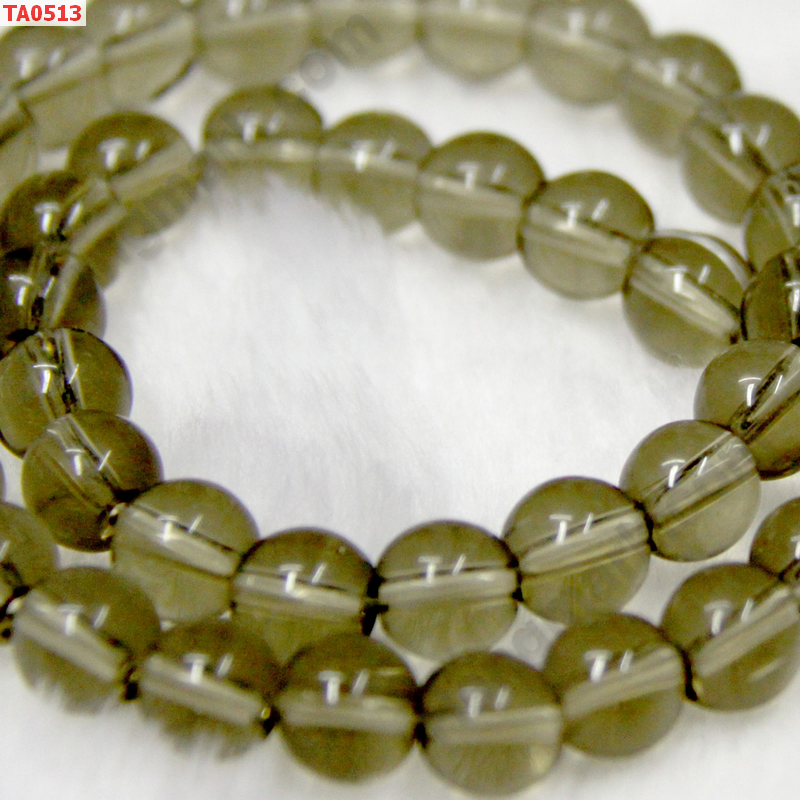 TA0513 ลูกปัดแก้วสีควัน ราคา 5 บาท http://ww2.hengmark.com/view_product/TA0513.htm