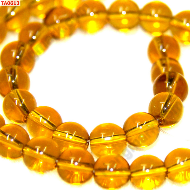 TA0613 ลูกปัดแก้วสีเหลืองทอง ราคา 5 บาท http://ww2.hengmark.com/view_product/TA0613.htm