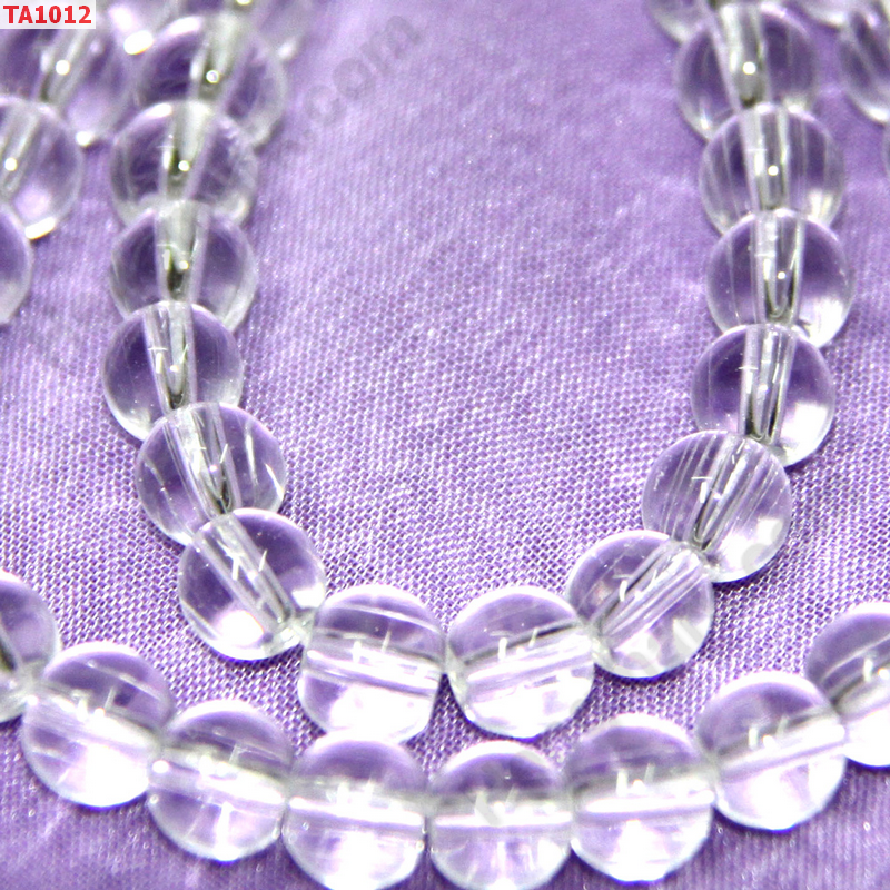 TA1012 ลูกปัดแก้วขาวใส ราคา 3 บาท http://ww2.hengmark.com/view_product/TA1012.htm