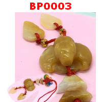 ค้างคาวหยกเหลือง(หยกน้ำผึ้ง) ที่แขวนกระเป๋า 