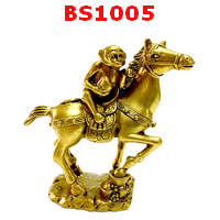 ลิงขี่ม้าทองเหลือง