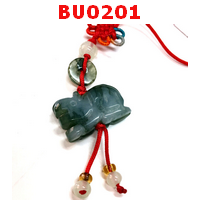 BU0201 : ปีฉลู -วัวหยก แขวนมือถือ