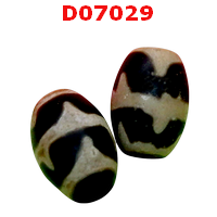 D07029 : หินดีซีไอ ลายเขี้ยวเสือคู่ 