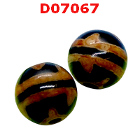 D07067 : หินดีซีไอ ลายเขี้ยวเสือคู่ 