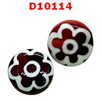 D10114 : หินดีซีไอ 7 ตา ลายดอกโบตั๋น