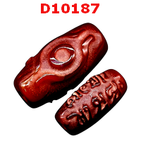 D10187 : หินดีซีไอ ลายตามังกร คาถาธิเบต