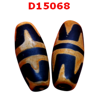 D15068 : หินดีซีไอ ลายเขี้ยวเสือคู่ 