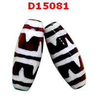 D15081 : หินดีซีไอ ลายเขี้ยวเสือคู่ 