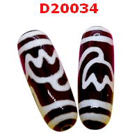 D20034 : หินดีซีไอ ลายดอกบัว