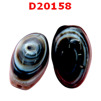 D20158 : หินอะเก็ต ลายธรรมชาติ ดวงตาสวรรค์