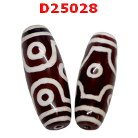 D25028 : หินดีซีไอ 6 ตา เขี้ยวเสือ