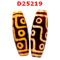 D25219 : หิน DZI ลาย 9 ตา