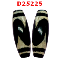 D25225 : หิน DZI ลายเขี้ยวเสือ