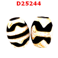 D25244 : หินดีซีไอ ลายเขี้ยวเสือคู่