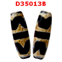D35013B : หินดีซีไอ ลายเขี้ยวเสือคู่ ลายหินเก่า