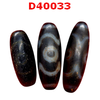 D40033 : หินดีซีไอ 3 ตา  เขี้ยวเสือ