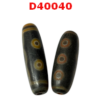 D40040 : หินดีซีไอ 3 ตา เขี้ยวเสือ