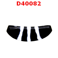 หิน DZI บูมเมอแรง ลาย 3 เส้น