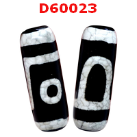 D60023 : หิน DZI ลาย 1 ตาภูเขา