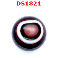 DS1821 : หิน DZI ตาแพะลายธรรมชาติ