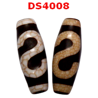 DS4008 : หินDZI ลายตะขอ