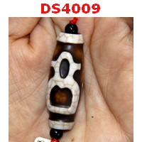 DS4009 : หินDZI ลายไฉ่ซิงเอี๊ย+ตะขอ