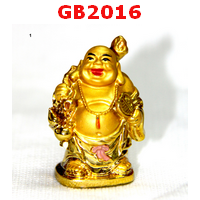 GB2016 : พระสังกัจจัยน์เรซิ่นเคลือบทอง
