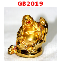 GB2019 : พระสังกัจจัยน์เรซิ่นเคลือบทอง